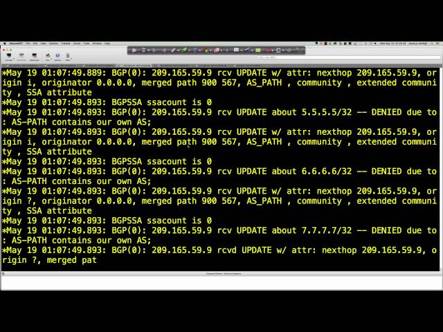The BGP Best Path Selection Algorithm - #1. Weight - 05182016