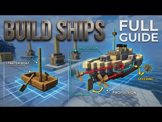 Create: Aeronautics – How to Build Ships (Propulsion, Steering & Stability Tips) | Minecraft