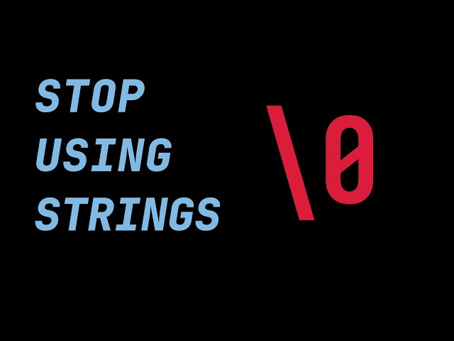 Strings Aren't Real | C String Tutorial (2027 Edition)