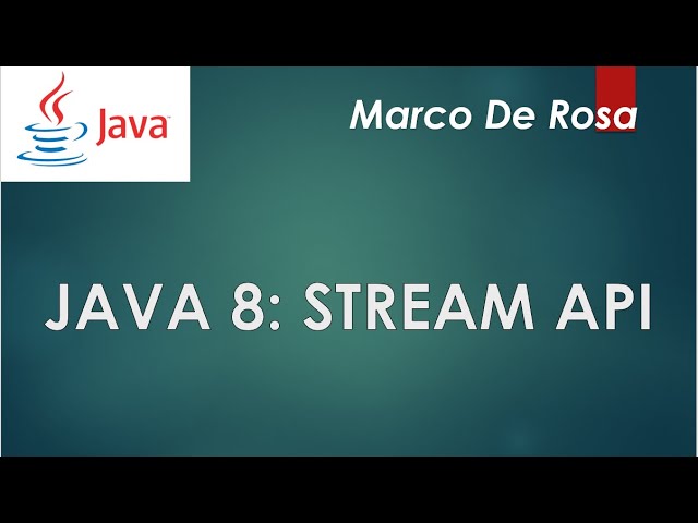 Java 8: Stream API