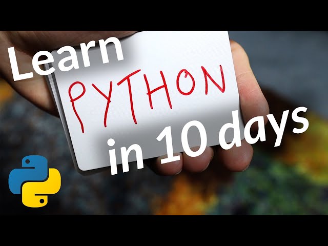 How I Learned Python in Just 10 Days