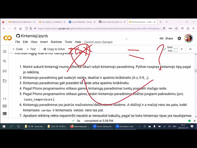 Python paskaita #2 | Kintamieji. Kitos matematinės išraiškos | 2023-02-14