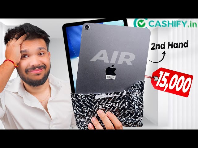 2nd Hand iPad Air in 15K From Cashify - *Huge $cam*