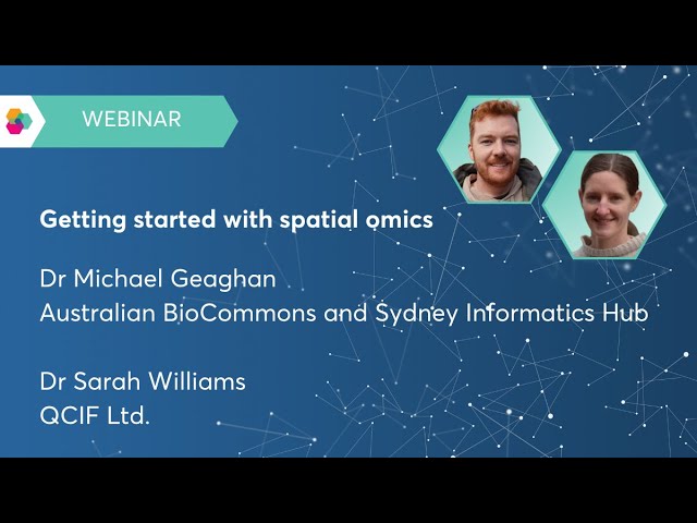 Getting started with spatial omics
