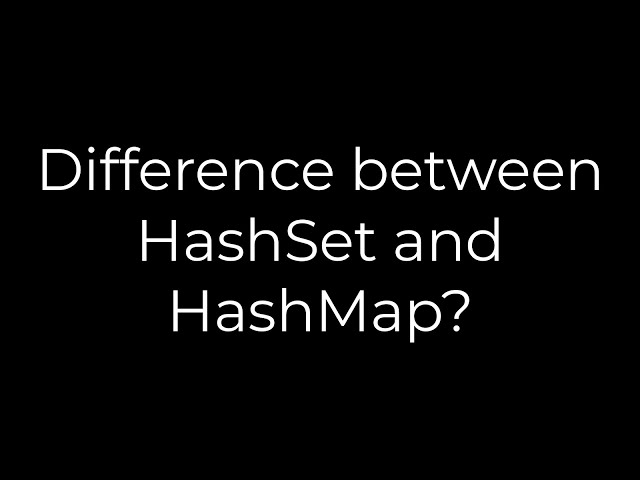 Java :Difference between HashSet and HashMap?(5solution)