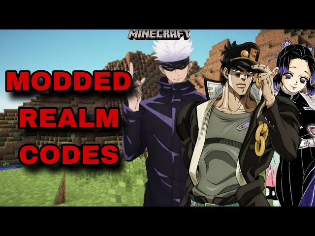 *NEW* BEST MODDED REALM CODES FOR MINECRAFT BEDROCK EDITION!