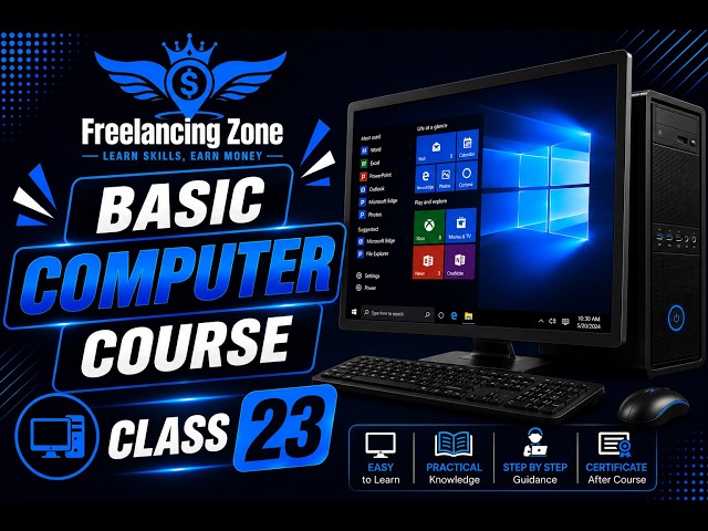Basic Computer Course | Class 23 | Computer Basics for Beginners