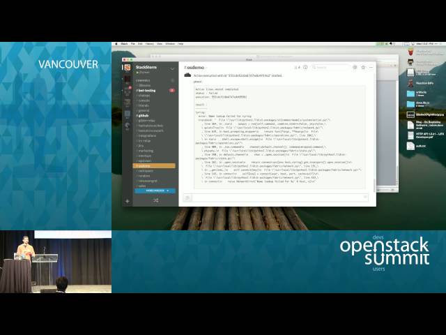 StackStorm: ChatOps your (open)Stack!