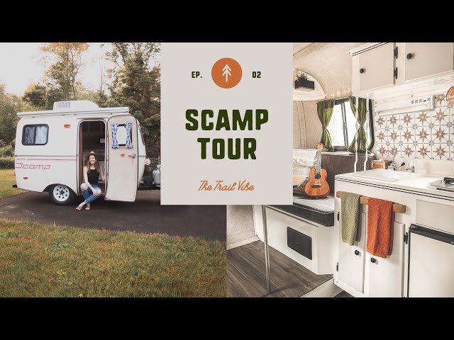 CAMPER TOUR - Renovated Scamp 13' ready for Camper Life!