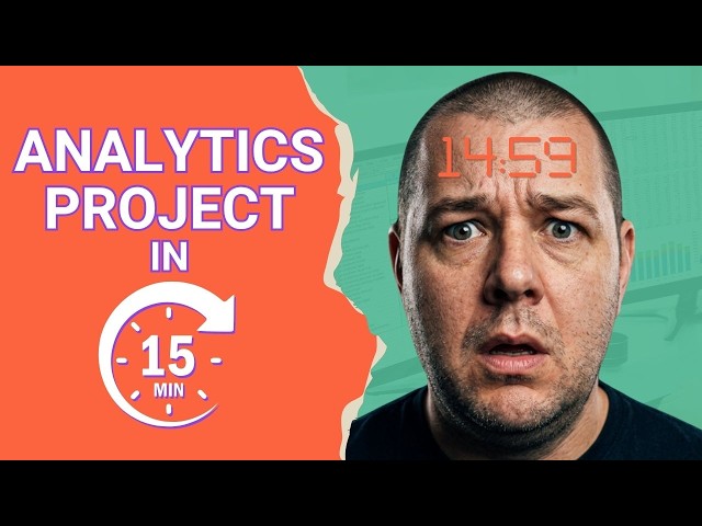 Skip the bike share capstone. Do a real analytics project in 15 minutes.
