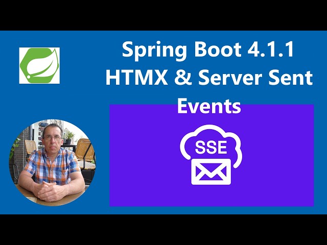 Spring Boot 4.1.1 -  Spring Sent Event with HTMX 4.0.0 (Part 03)