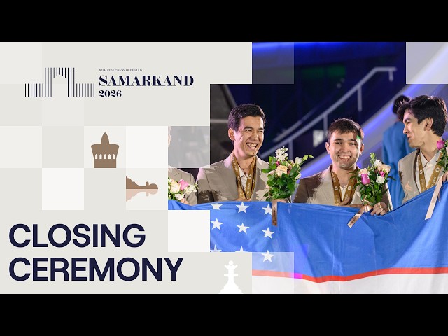 FIDE Chess Olympiad 2026 | Closing ceremony