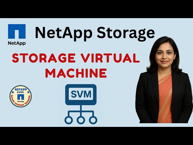 NetApp Storage Training || SVM || Vserver || SAN, NAS, S3, NDMP ||#netapp  #ontap #SANStorage
