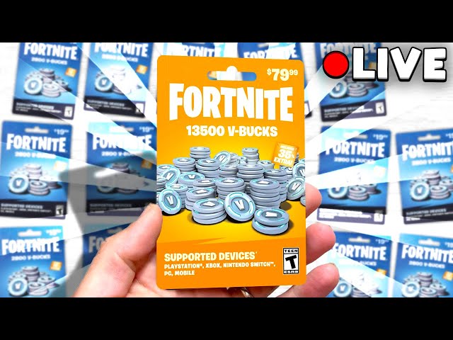 🔴FORTNITE LIVE GIFTING FREE VBUCKS + SKINS TO EVERYONE! FORTNITE VBUCKS GIVEAWAY (Free V-Bucks Live)