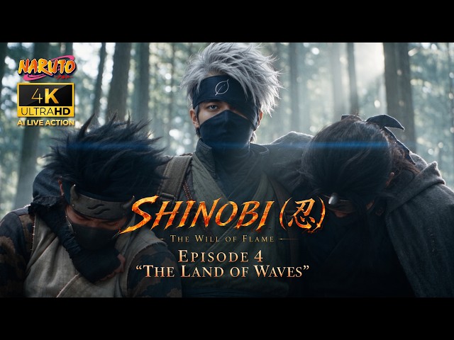 NARUTO - EPISODIO 4 "EL PAÍS DE LAS OLAS" | LIVE ACTION IA 4K