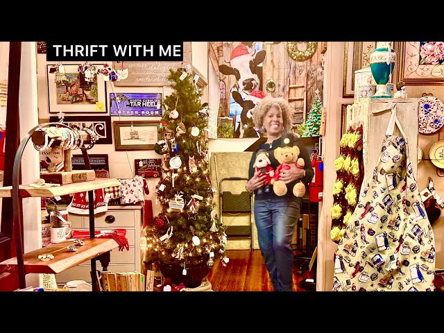 THRIFT WITH ME | CHRISTMAS DECOR #thriftfinds #ralphlauren 