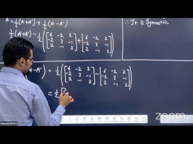 Class 12 Matrices Maths & Applied Maths | Ch-3 | #05(1) | Ex-3.3 Q10(ii)