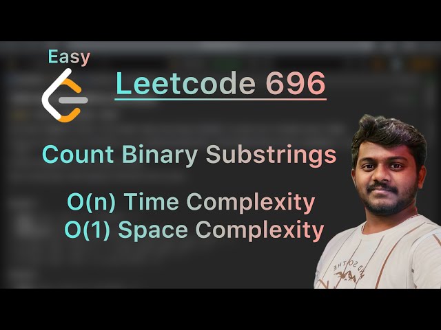 Leetcode 696. Count Binary Substrings