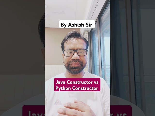Difference between Java Constructor and Python constructor #python #java #machinelearning