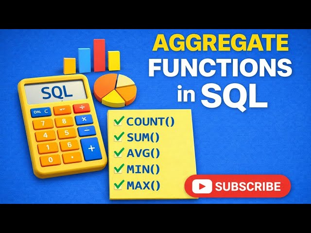SQL Aggregate Functions Explained in Hindi | COUNT SUM AVG MIN MAX#ai#sql #mysql #database