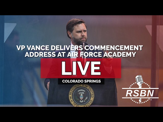 LIVE REPLAY: Vice President Vance Delivers Commencement Address at Air Force Academy - 05/28/26