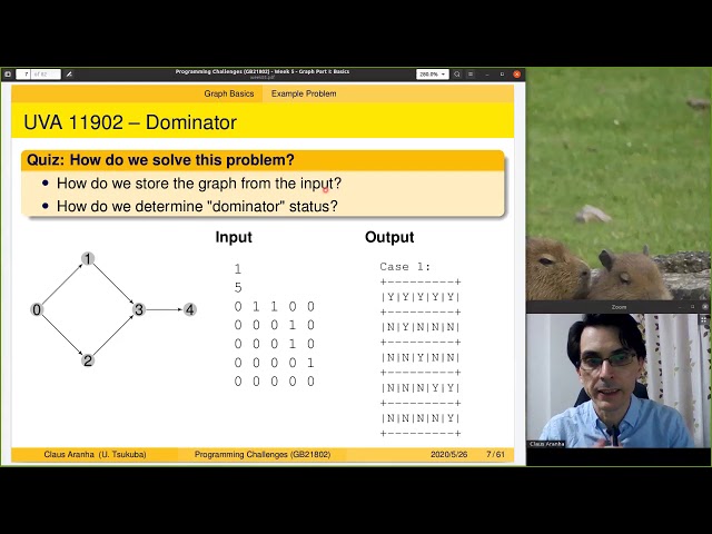 Programming Challenges, Week 5, Part I: Graphs