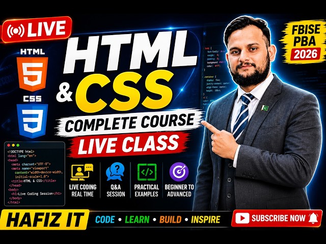 Hafiz IT | Learn HTML, CSS, JavaScript, Python & Computer Science