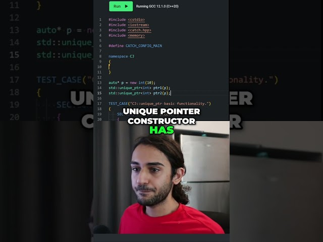Quant dev candidate REALLY understands smart pointers #coding #quant