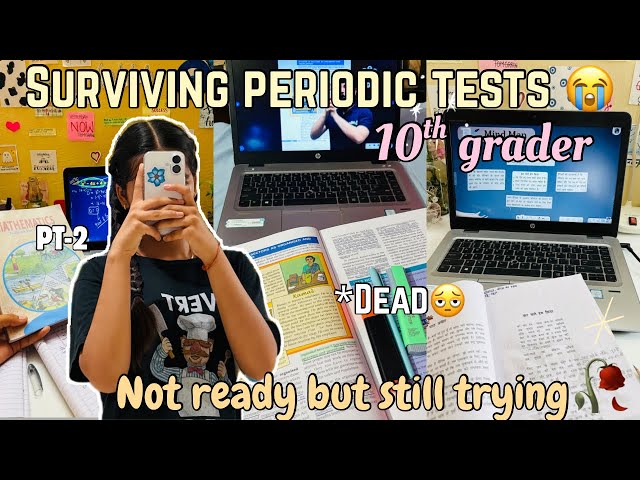 PT-2 EXAMS PREPARATION + REALISTIC STUDY VLOG ✅🥀✨ (Class 10) 