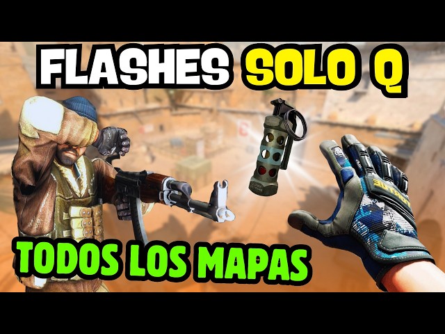 THE BEST FLASHES WHEN YOU PLAY CS2 SOLO✅ (SOLO POP FLASH ON ALL MAPS #1)