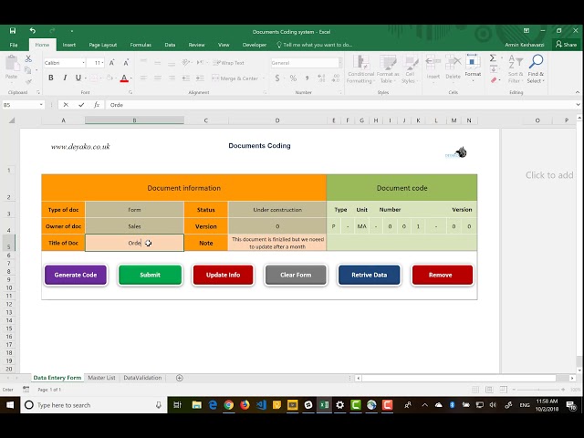 Document Coding system