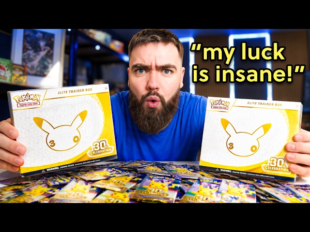What 100 Packs of Pokemon's 30th Celebration Gets You