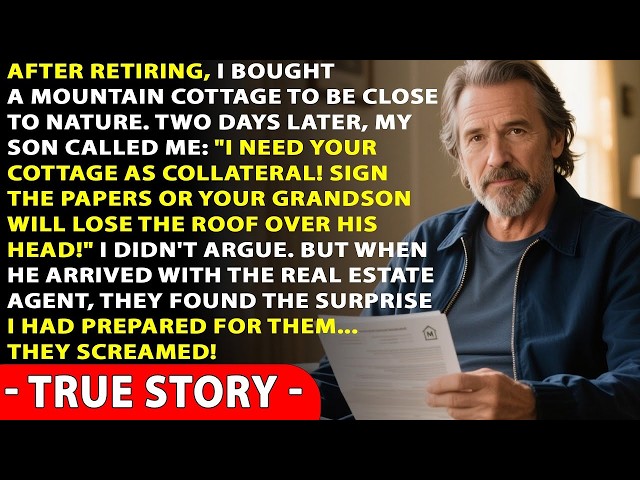 “I Need Your Cottage As Collateral,” My Son Said, But When He Arrived With The Realtor    True S
