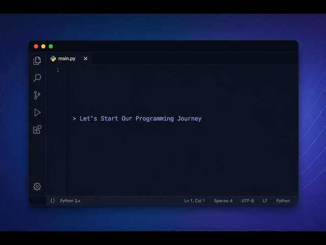 Write Your First Line of Python Code in 5 Minutes!