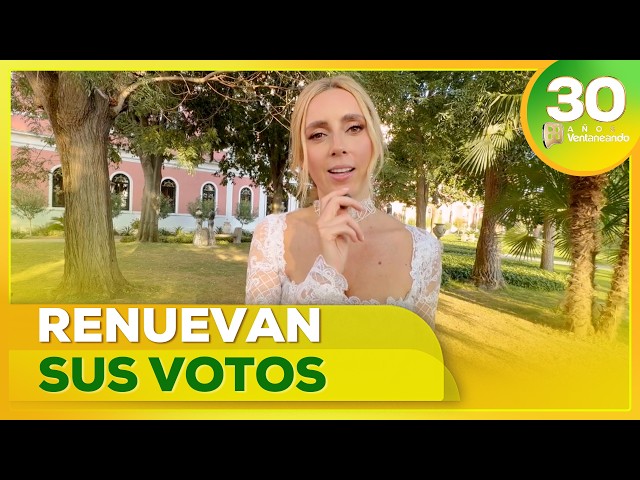 Shanik Aspe and Mauricio Odiardi renew their vows in Italy! | Ventaneando