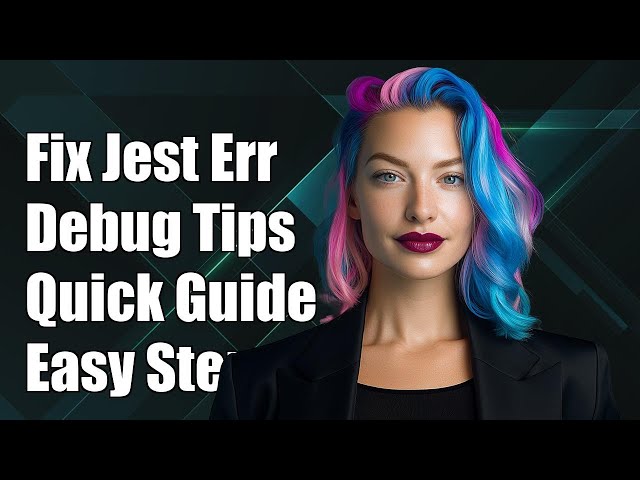 How to Fix Undefined Jest Snapshot Errors: Debugging Tips and Solutions