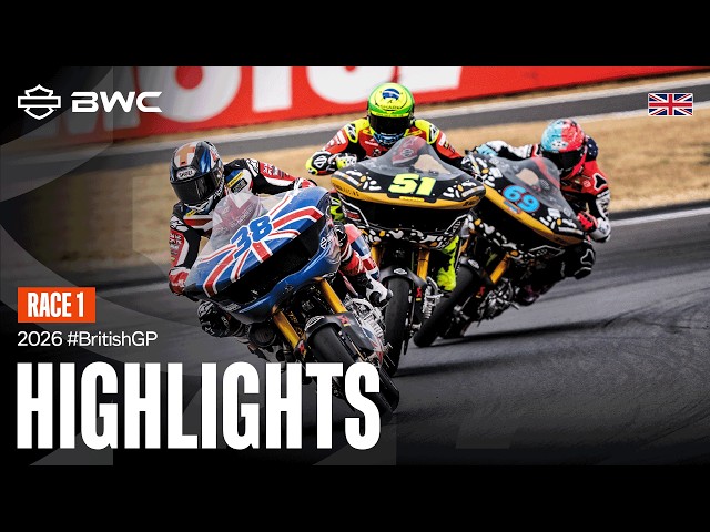 Harley-Davidson Bagger World Cup HIGHLIGHTS | RACE 1 | 2026 Round 4 - British GP 🇬🇧