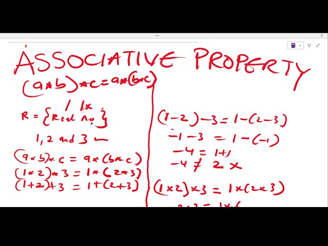 ASSOCIATIVE PROPERTY