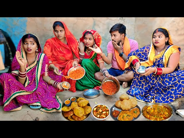 सड़ जाए लेकिन गोतिया न खाए,देखिए परोजन का बचा खाना बाटने में करती हैं भेद भाव।|DN Bhojpuri Comedy