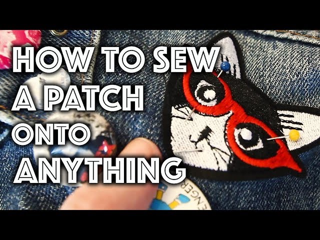 How to Sew a Patch Onto Anything | Sew Anastasia