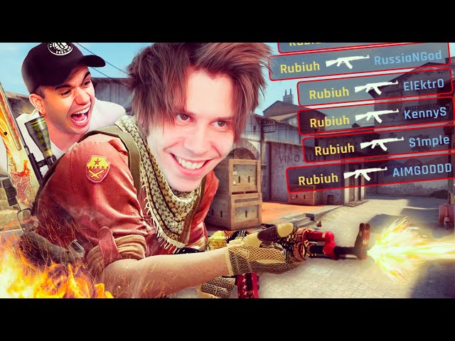 Carreando a mis Amigos Pros en CSGO