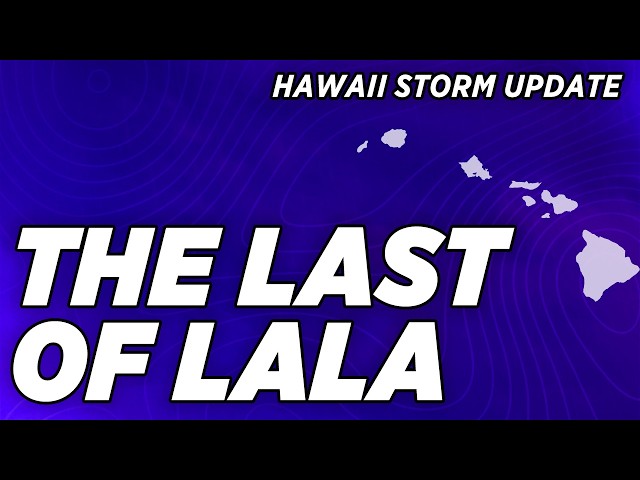 LIVE: Tropical Storm Lala | Forecast Update and Radar