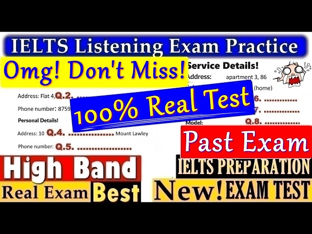 IELTS LISTENING PRACTICE TEST 2026 WITH ANSWERS | 05.09.2026