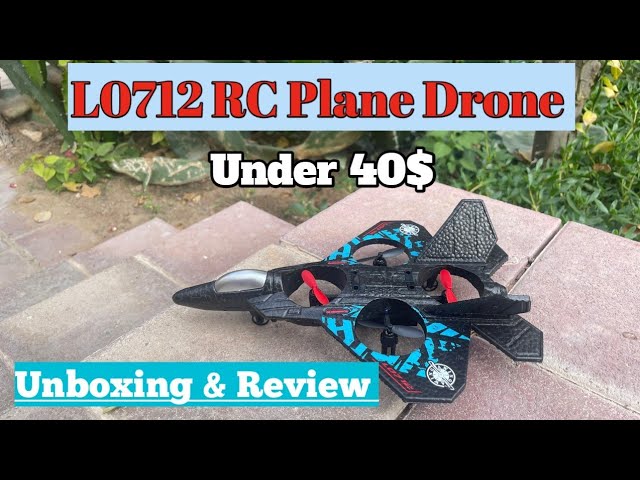Hongwang L0712 RC Plane Drone Unboxing and Review
