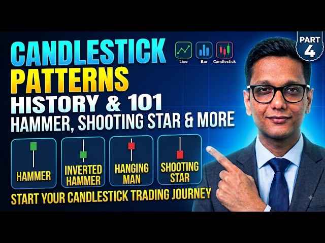 Technical Analysis Part 4: Candlestick Patterns Explained (Hammer, Shooting Star & More)