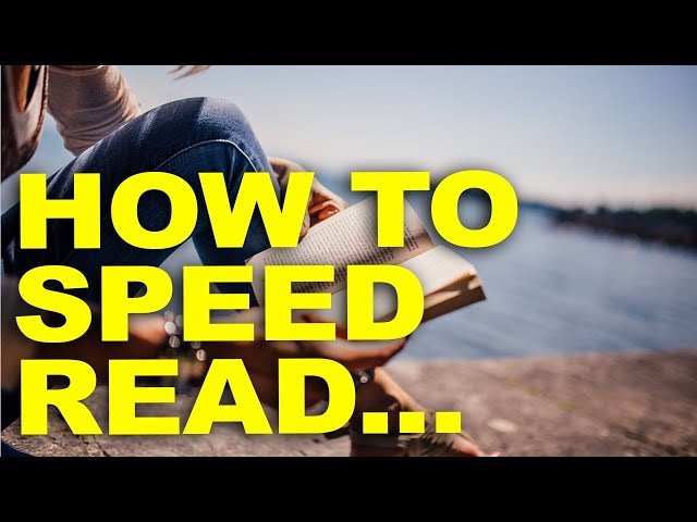 How to Speed Read with Paul Nowak  (Personal Development & Entrepreneurship books)