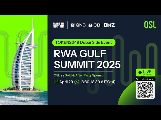 【LIVE】RWA GULF SUMMIT 2025｜TOKEN2049 Dubai Side Event