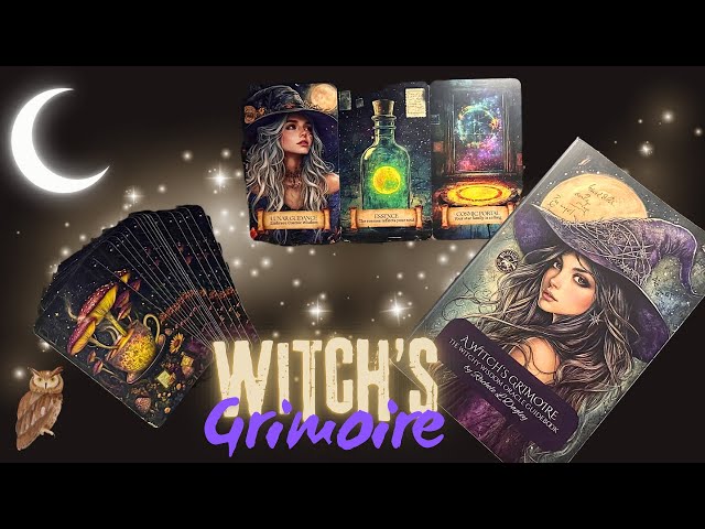 Unlocking Witchy Wisdom | Oracle Deck & Sacred Grimoire Guidebook Review @AmethystAscensionTarot 