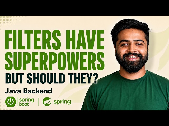 Spring Boot Filters | Modify Requests, Response, Headers & Bodies | Spring Boot Full Course #20