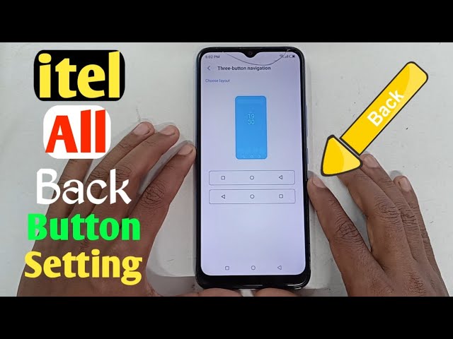 How To itel Back Button Setting✅itel System Navigation(Uzzol Technology)